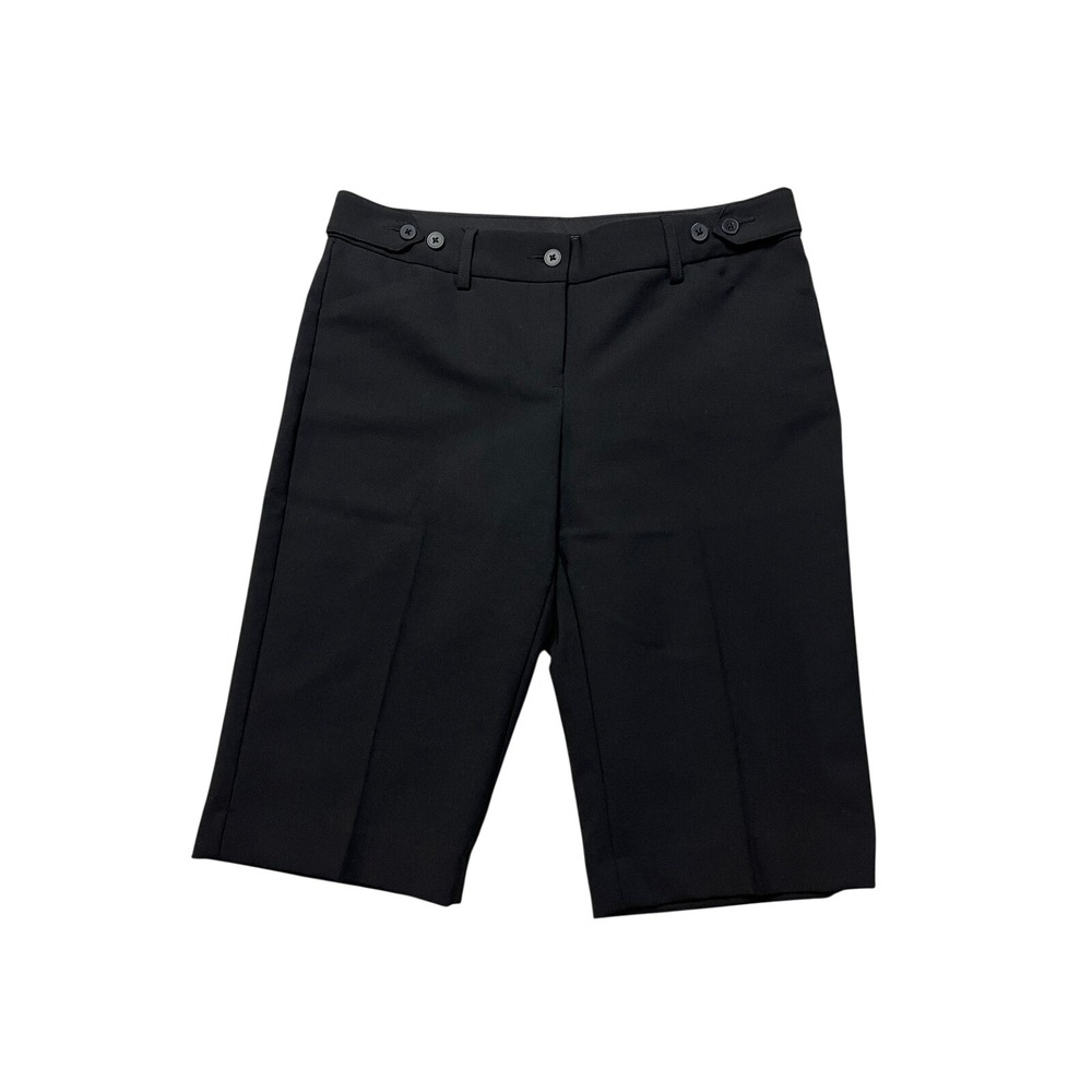 Express Shorts Womens 2 Black‎ Editor Design Studio Bermuda Dress Career 508513
